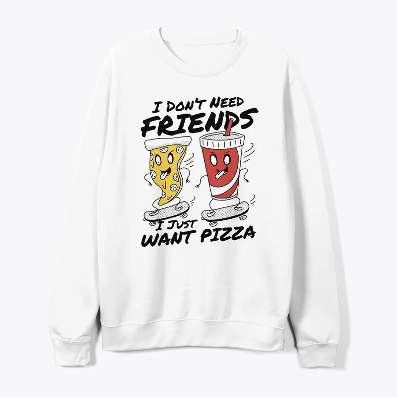 Pizza Over Friends Tee