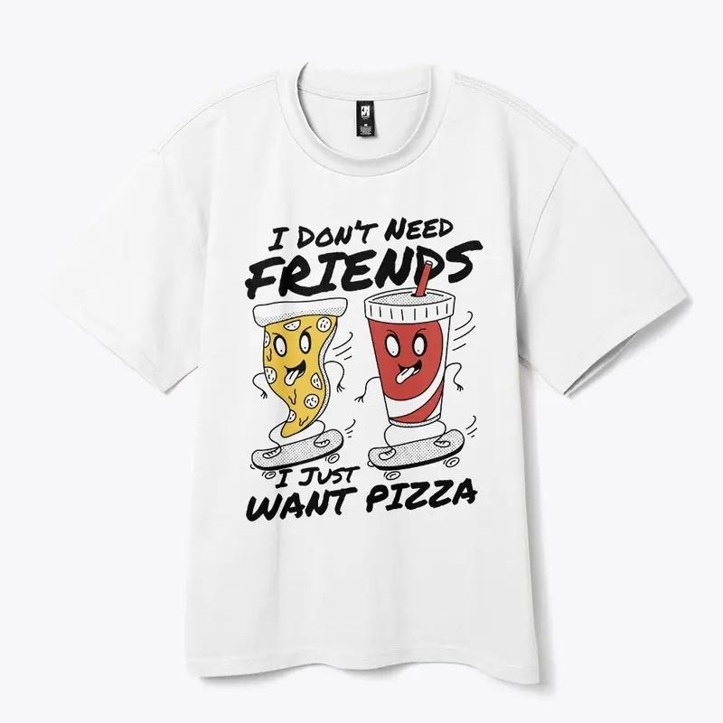 Pizza Over Friends Tee